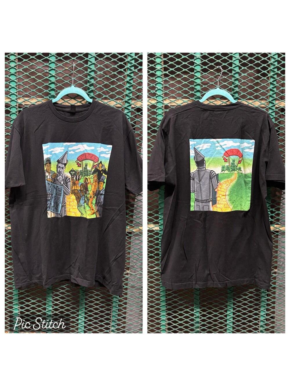 Rare Blueface Beat Wizard Of Oz Parody Shirt XL Rap Art Tee Vtg Rapper Hip Hop